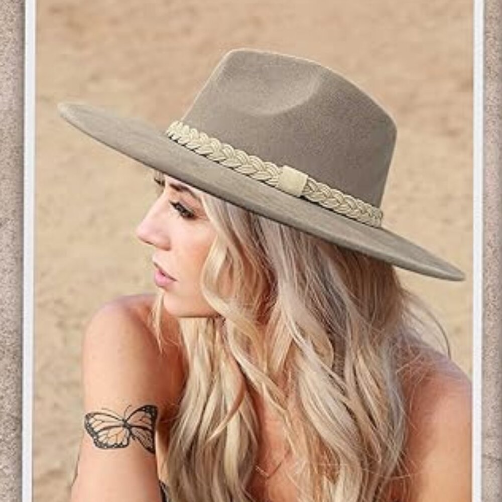 Big Wide Brim Western Hat NEW